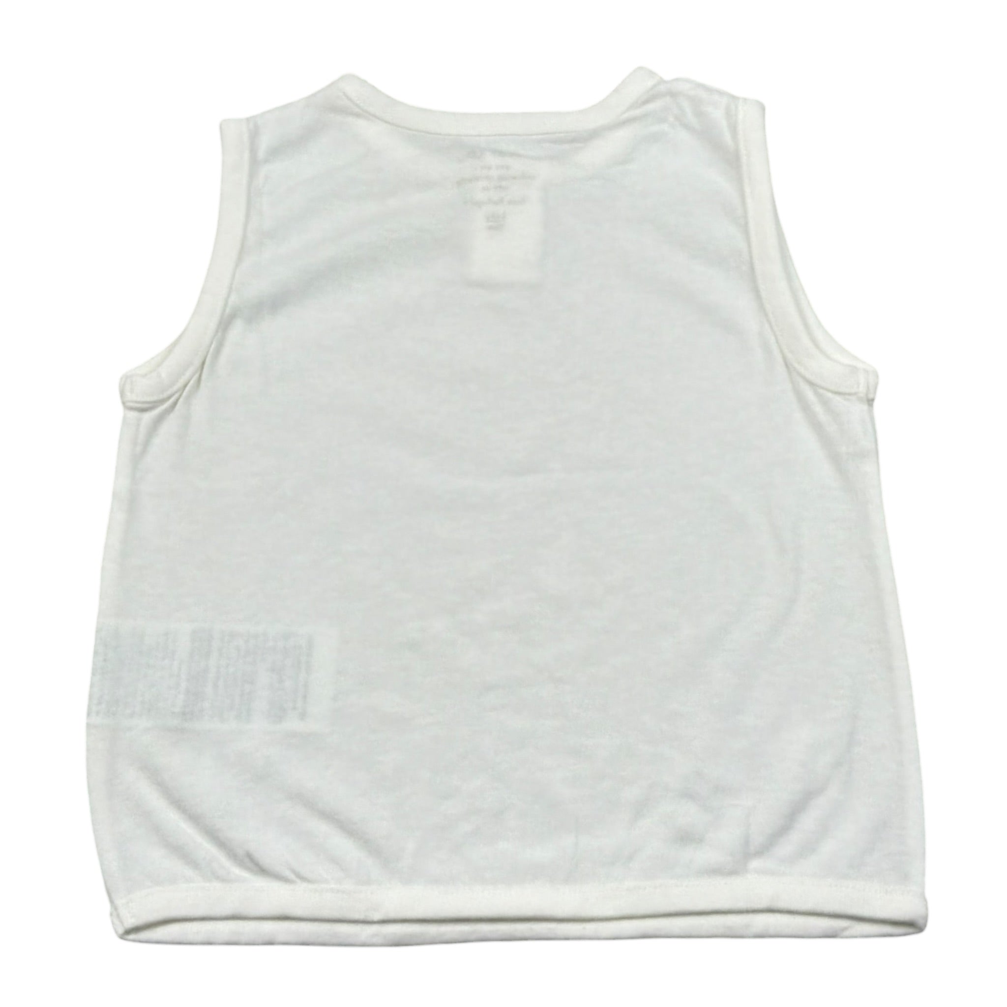 Play Up Canotta Girocollo Tinta Unita con Bottoni per Neonato PA011AQ10901 PANNA PLAY UP 