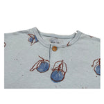 Play Up T-Shirt Girocollo Tinta Unita con Stampe per Neonato PA011AQ11054N AZZURRO PLAY UP 