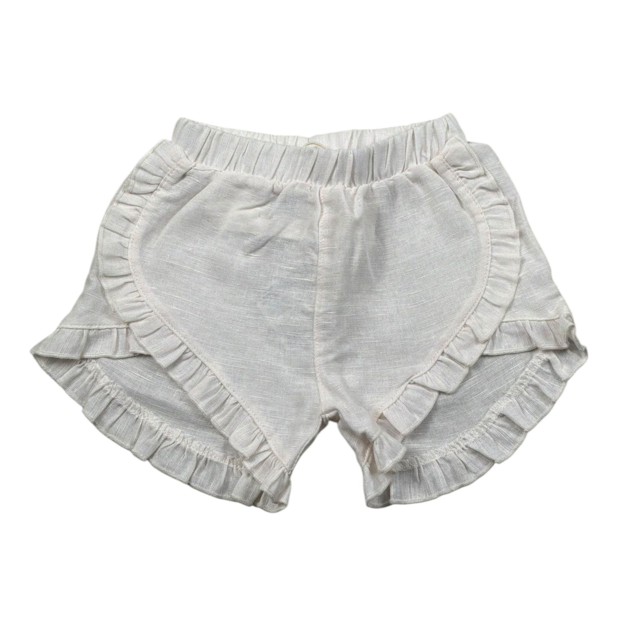 Play Up Short Tinta Unita con Elastico In Vita per Neonata PA022AQ11700 BIANCO PLAY UP 