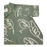 Play Up Camicia Tinta Unita con Fantasia per Bambino PA033AQ11252 VERDE PLAY UP 