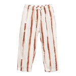Play Up Pantalone Tinta Unita con Fantasia A Righe per Bambino PA033AQ11604 BIANCO PLAY UP 