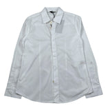 Please Camicia Manica Lunga Tinta Unita per Bambino 2020850 BIANCO PLEASE 