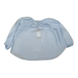 Please Camicia Tinta Unita Manica Lunga per Bambina CC21080G72 AZZURRO PLEASE 