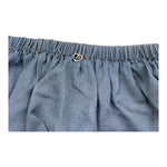 Please Top Fascia con Balza Tinta Unita per Bambina CC81010G72 AZZURRO PLEASE 