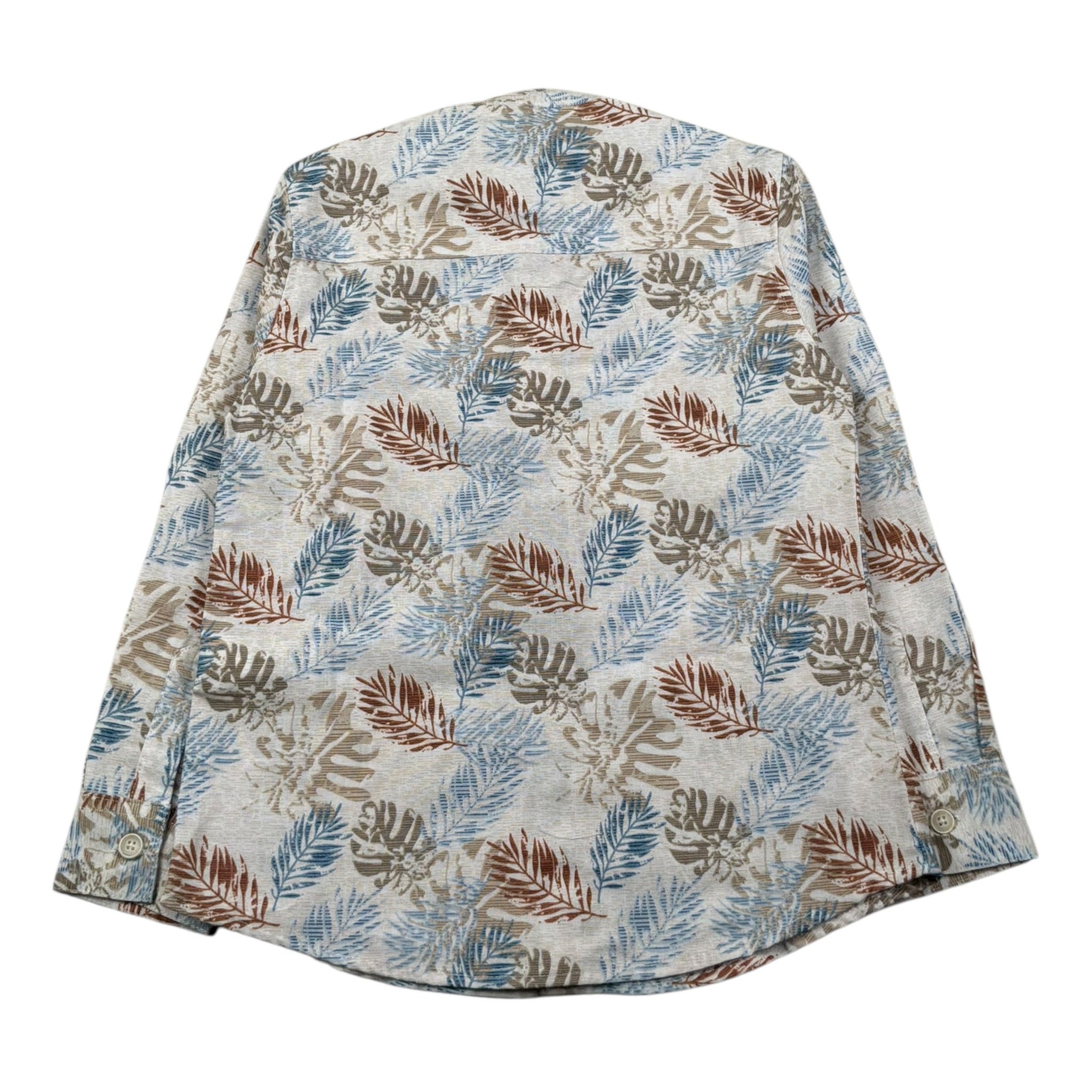 Please Camicia Manica Lunga Tinta Unita Stampa Fantasia per Bambino CL14054B73 PANNA PLEASE 