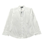Please Camicia Tinta Unita per Bambino CL17270B73 BIANCO/GRIGIO PLEASE 