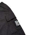 Please Pantalone Tinta Unita con Elastico In Vita per Neonato FJ19042B71 NERO PLEASE 