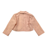 Please Giacca Tinta Unita con Bottoni per Neonata JB02270G73 ROSA PLEASE 