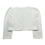 Please Giacca Tinta Unita per Bambina LG02042G49 PANNA PLEASE 