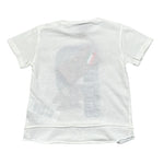 Please T-Shirt Girocollo tinta unita con Stampa Bianco per Neonato MB38030B BIANCO PLEASE 