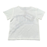 Please T-Shirt Girocollo tinta unita con Stampa Bianco per Neonato MB64030B BIANCO PLEASE 