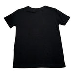 Please T-Shirt Girocollo tinta unita con Stampa Nero per Bambino MBC6030B72 NERO PLEASE 