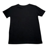 Please T-Shirt Girocollo tinta unita con Stampa Nero per Bambino MBC6030B72 NERO PLEASE 