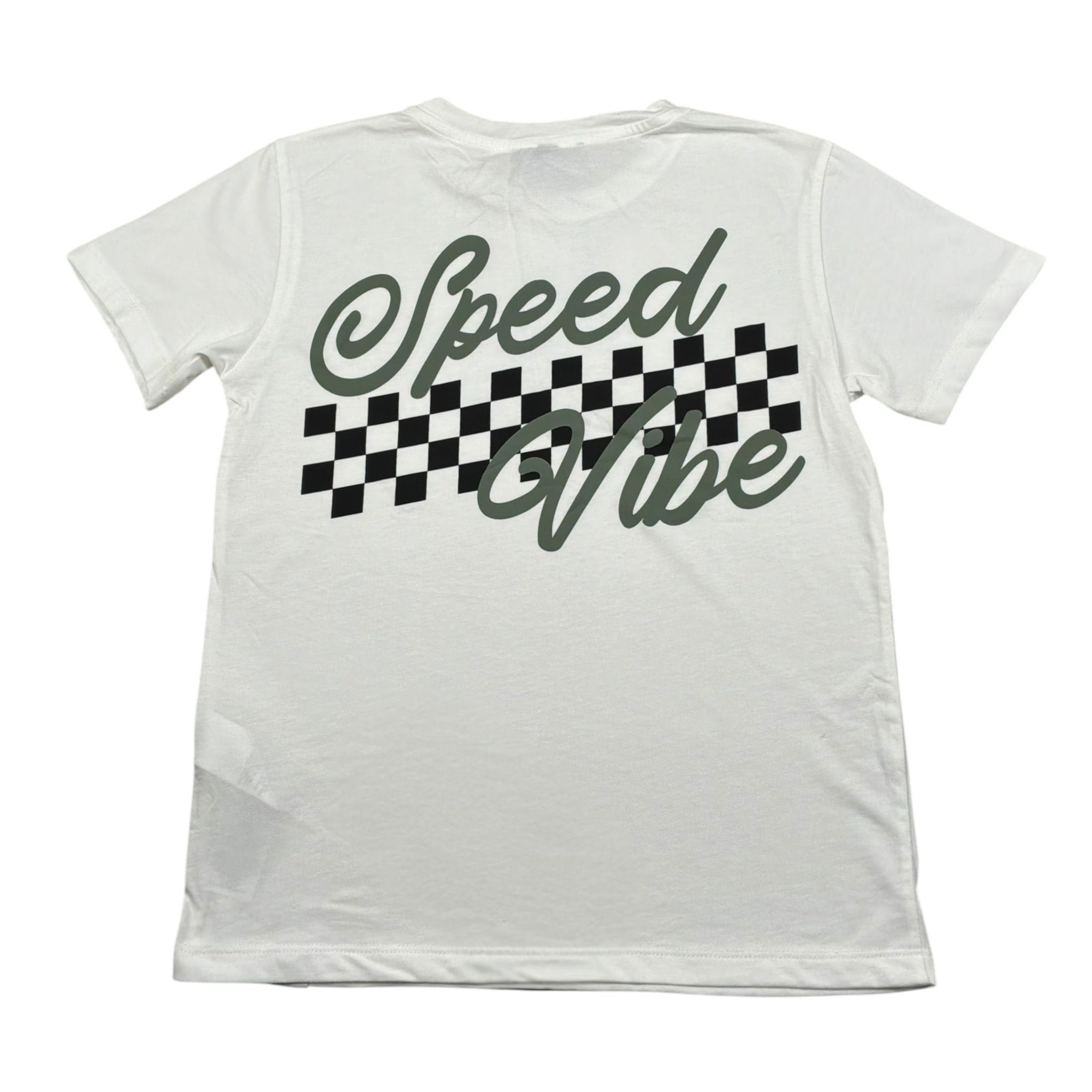 Please T-Shirt Girocollo Tinta Unita con Stampa per Bambino MBF2030B72X BIANCO PLEASE 