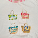 Please T-Shirt Girocollo tinta unita con Stampa Bianco per Bambina MBF3030G60 BIANCO PLEASE 