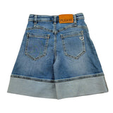 Please Short tinta unita In Denim Blu per Bambina RB61010G72 BLU PLEASE 