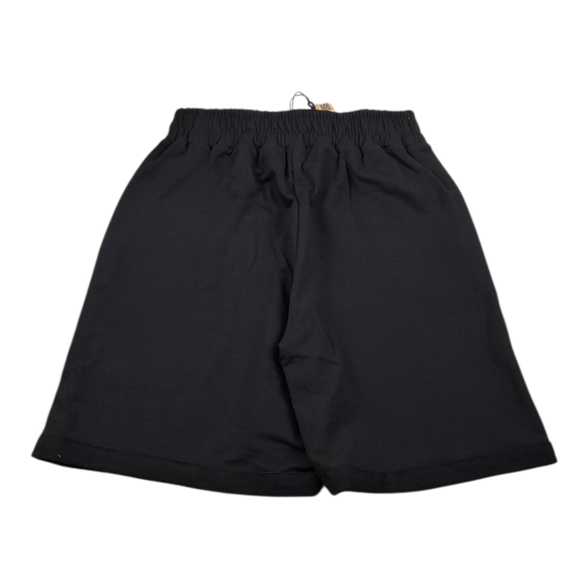 Please Short Tinta Unita con Elastico In Vita per Bambina RE60042G72 NERO PLEASE 