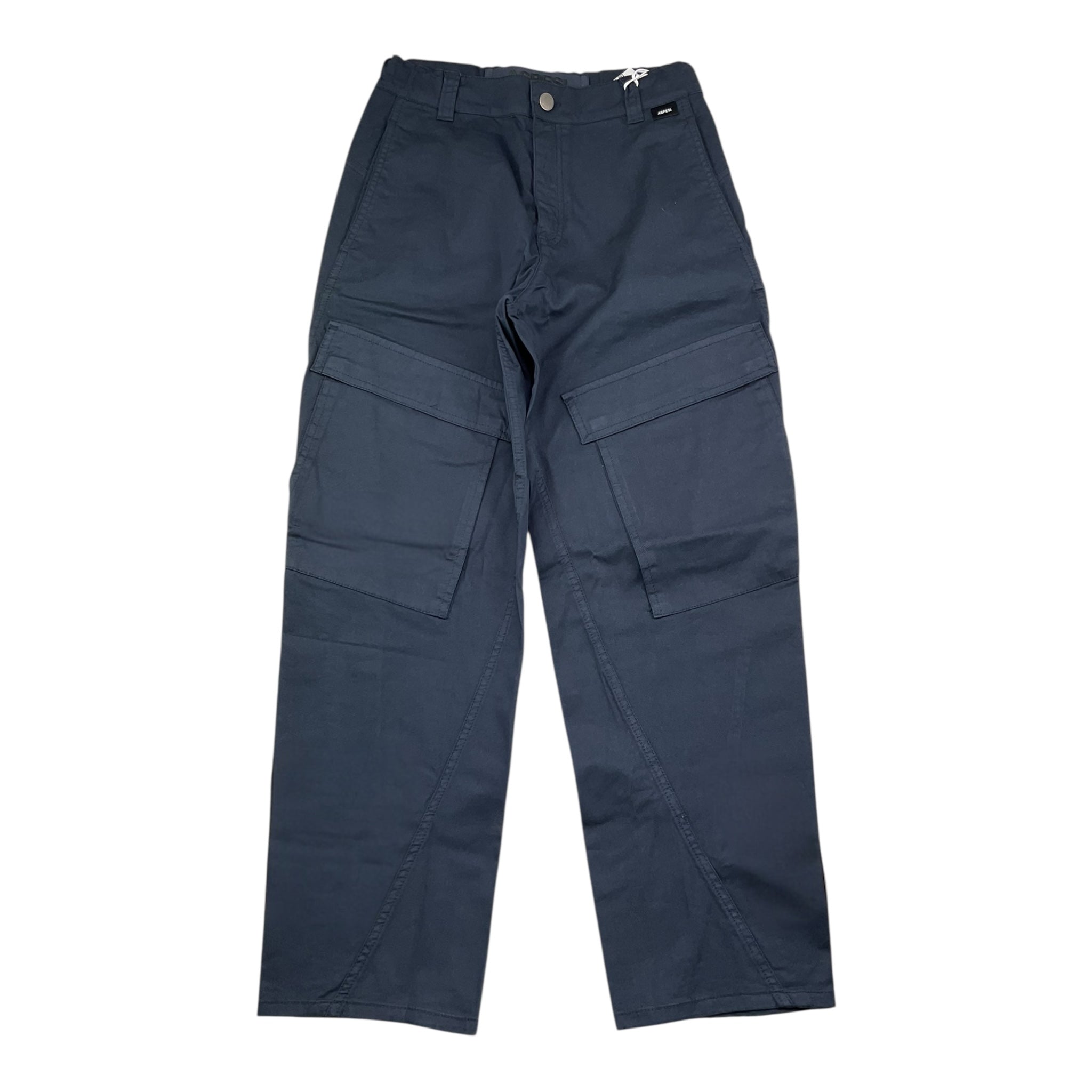 Please Pantalone Tinta Unita con Girovita Regolabile per Bambino S2507PLC6058 BLU PLEASE 