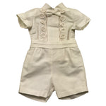 Pontoporponto Completo 2 Pezzi Camicia-Bermuda per Neonato 6328 PANNA PONTOPORPONTO 