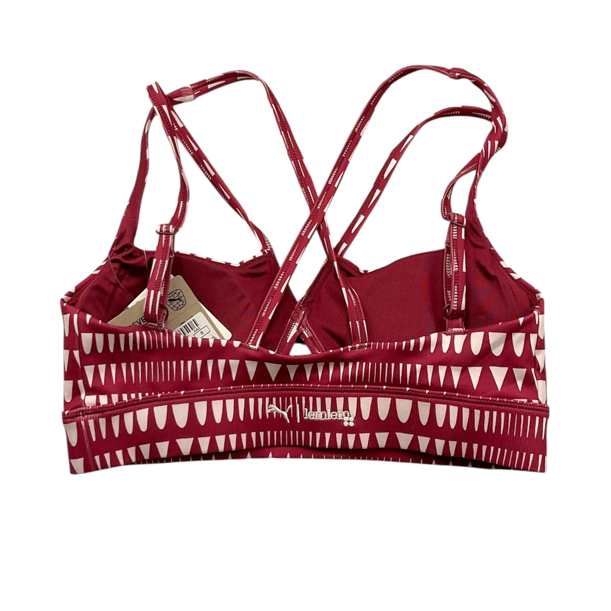 Puma Top Tinta Unita con Fantasia per Bambina 525011 BORDEAUX PUMA 