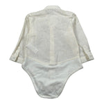 Pure Firenze Camicia Body tinta unita Manica Lunga Panna per Neonato PC01178 PANNA PURE FIRENZE 