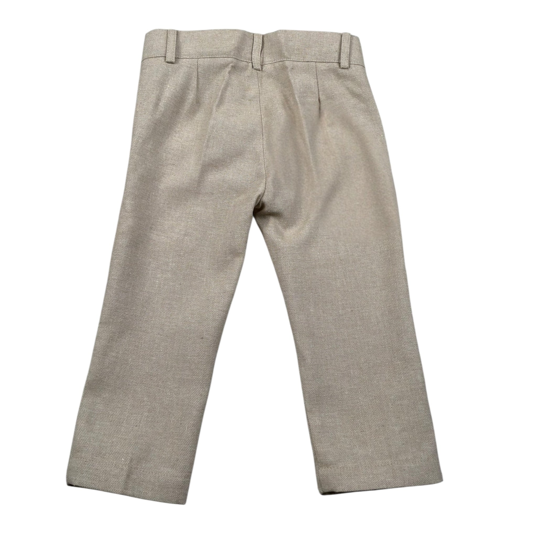 Pure Firenze Pantalone tinta unita con Girovita Regolabile Beige per Neonato PC03261 BEIGE PURE FIRENZE 
