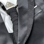 Qdk Completo 5 Pezzi Camicia-Giacca-Gilet-Cravatta-Pantalone per Bambino 100519 NERO QDK 