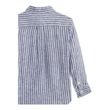 Ralph Lauren Camicia Tinta Unita con Fantasia A Righe per Bambino 323962145001 BLU RALPH LAUREN 