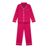 Ralph Lauren Completo 2 Pezzi Pigiama Shirt-Pantalone per Bambina 4P0279 FUXIA RALPH LAUREN 