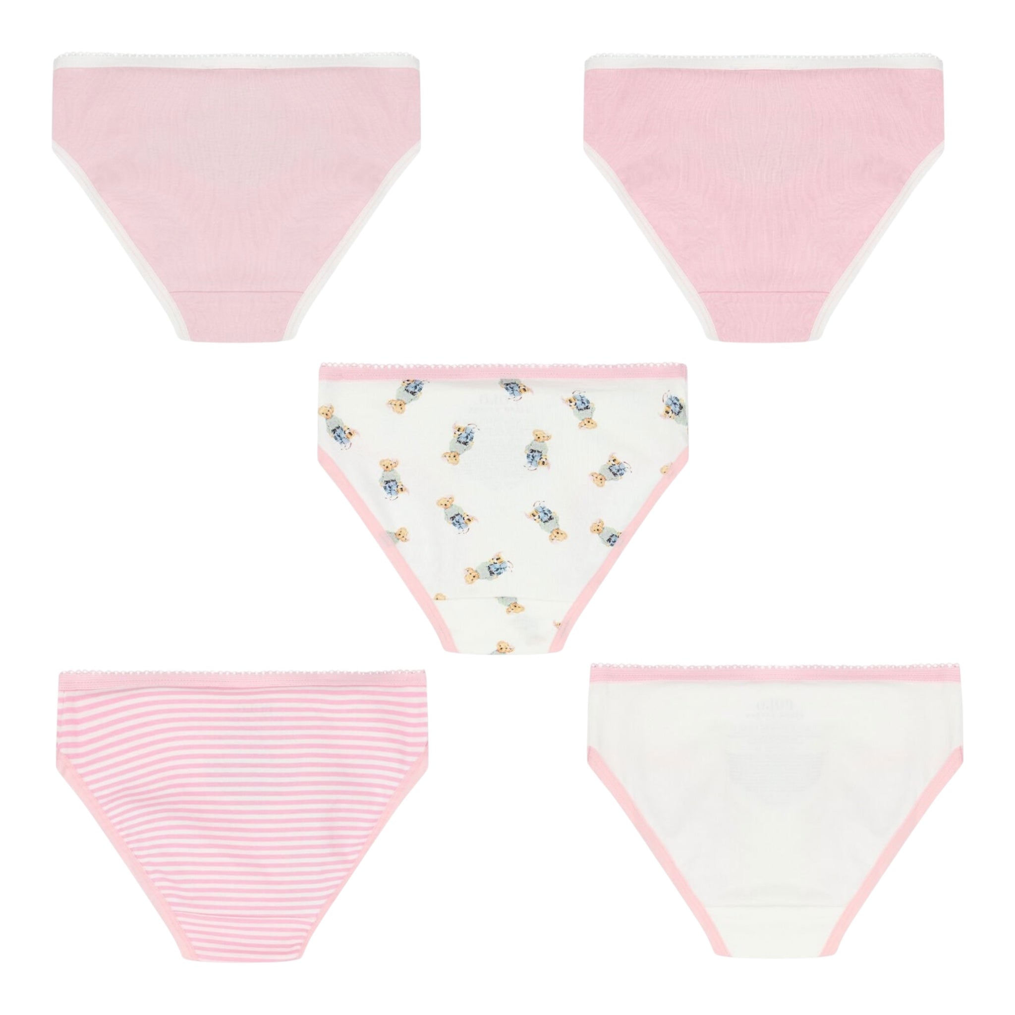 Ralph Lauren Slip 5 Pezzi  per Bambina 4P5005 ROSA RALPH LAUREN 