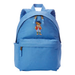 Ralph Lauren Zaino Tinta Unita con Logo per Bambino 9AR076 AZZURRO RALPH LAUREN 