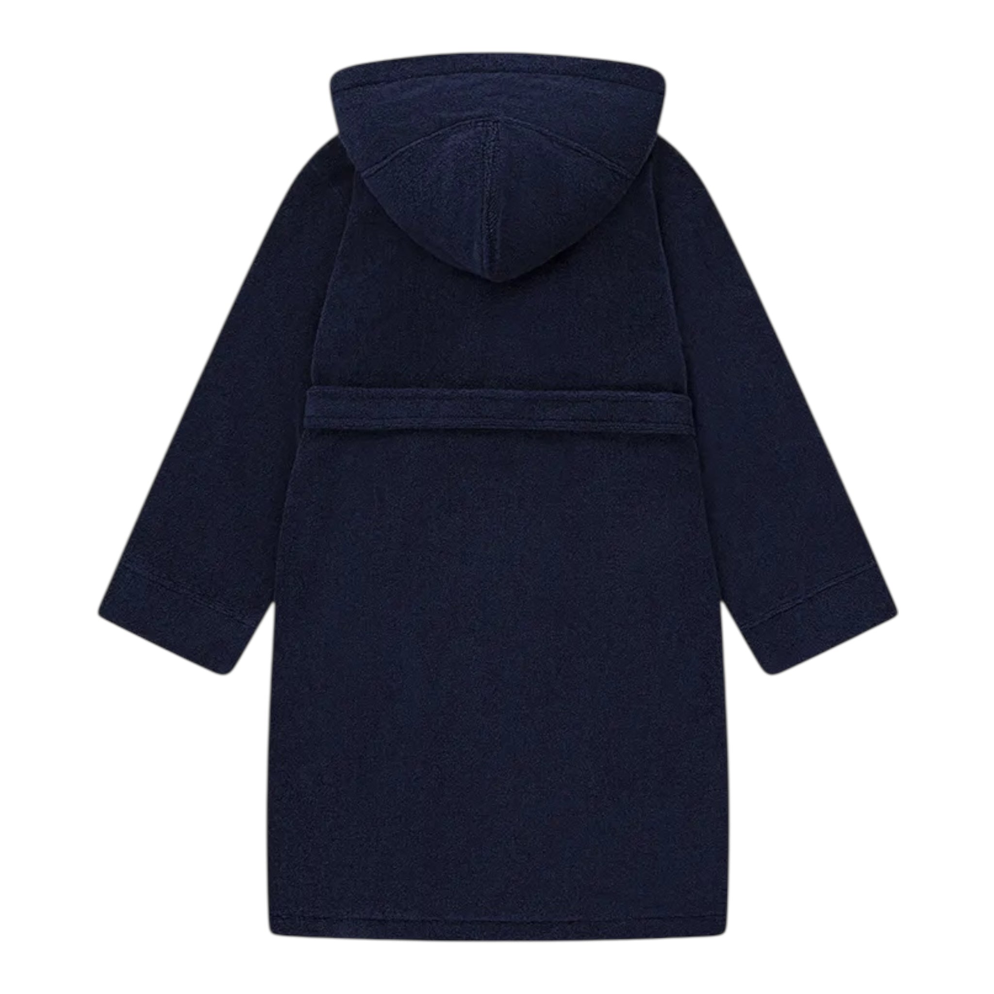 Ralph Lauren Accappatoio Tinta Unita con Stampa per Bambino 9P0188 BLU RALPH LAUREN 
