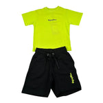 Refrigiwear Completo 2 Pezzi T-Shirt - Bermuda Bicolore per Neonato R1102W25N VERDE REFRIGIWEAR 