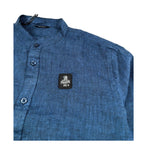 Refrigiwear T-Shirt Girocollo Tinta Unita con Stampa per Bambina RW429 BLU REFRIGIWEAR 