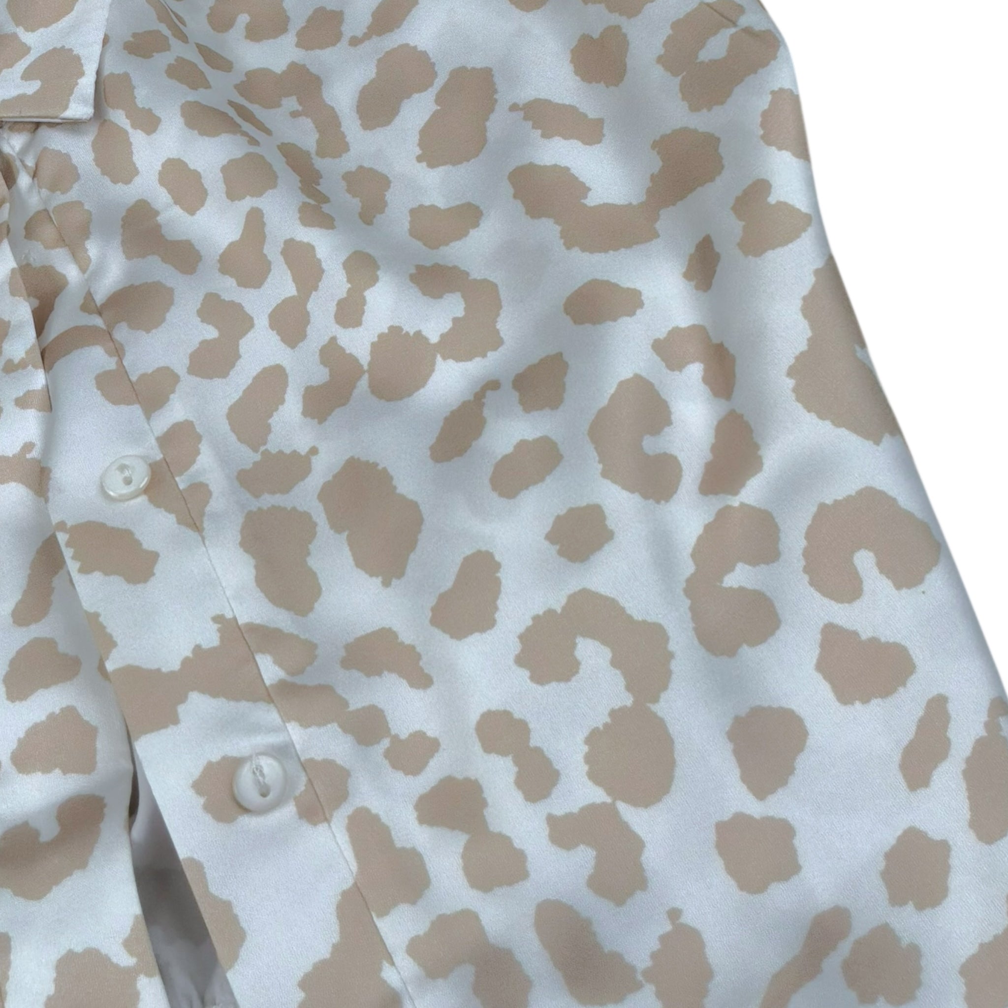 Relish Camicia Tinta Unita con Fantasia Maculata per Bambina RGP2403006001 BIANCO RELISH 