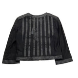 Relish Giubbino Tinta Unita con Trasparenze per Bambina RGP2405011001 NERO RELISH 