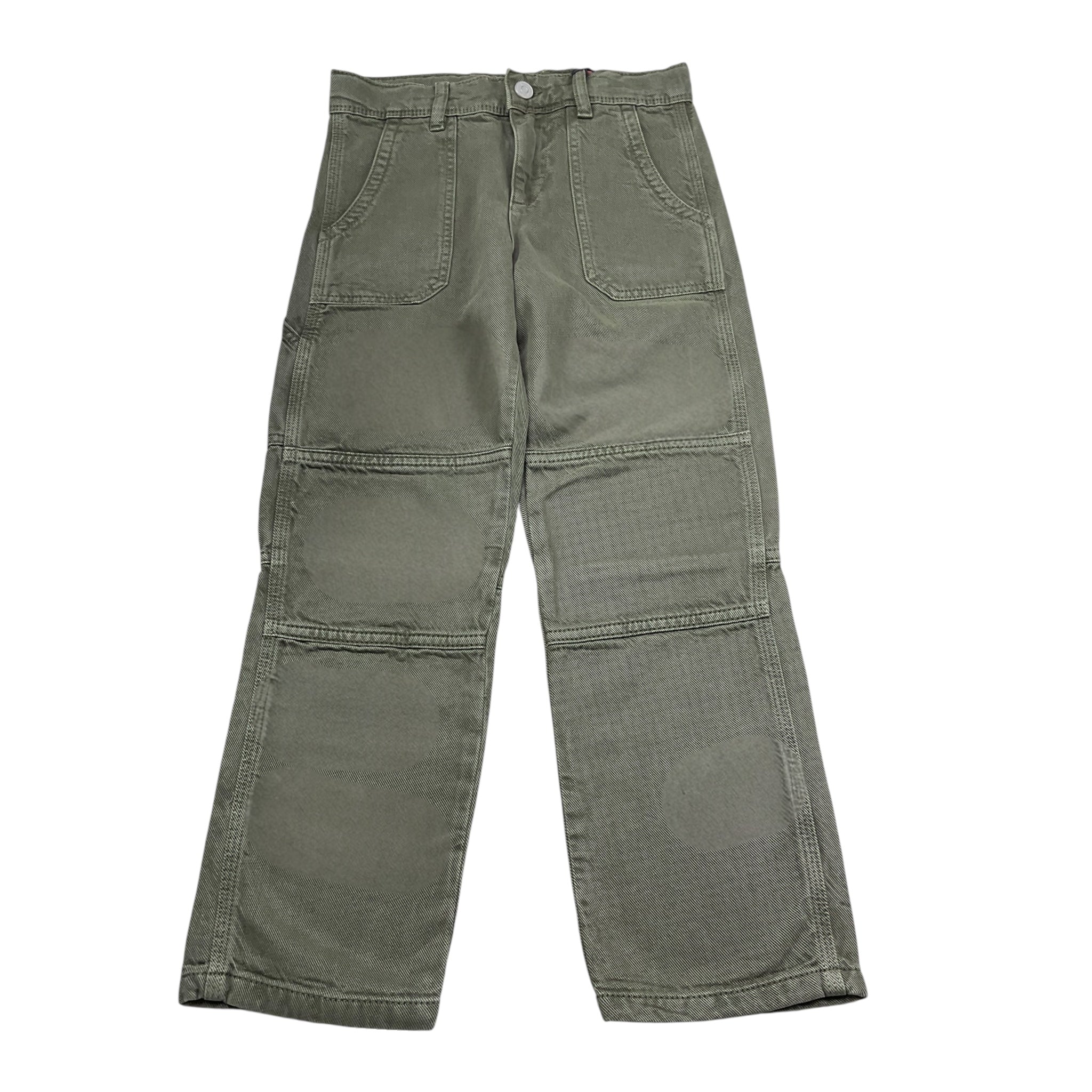 Replay Pantalone Tinta Unita con Girovita Regolabile per Bambino SB9074 VERDE REPLAY 