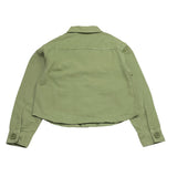 Replay Camicia Tinta Unita con Stampa per Bambina SG8301 VERDE REPLAY 