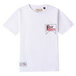 Roy Roger'S T-Shirt Girocollo Tinta Unita con Stampa per Bambino RB123 BIANCO ROY ROGER'S 