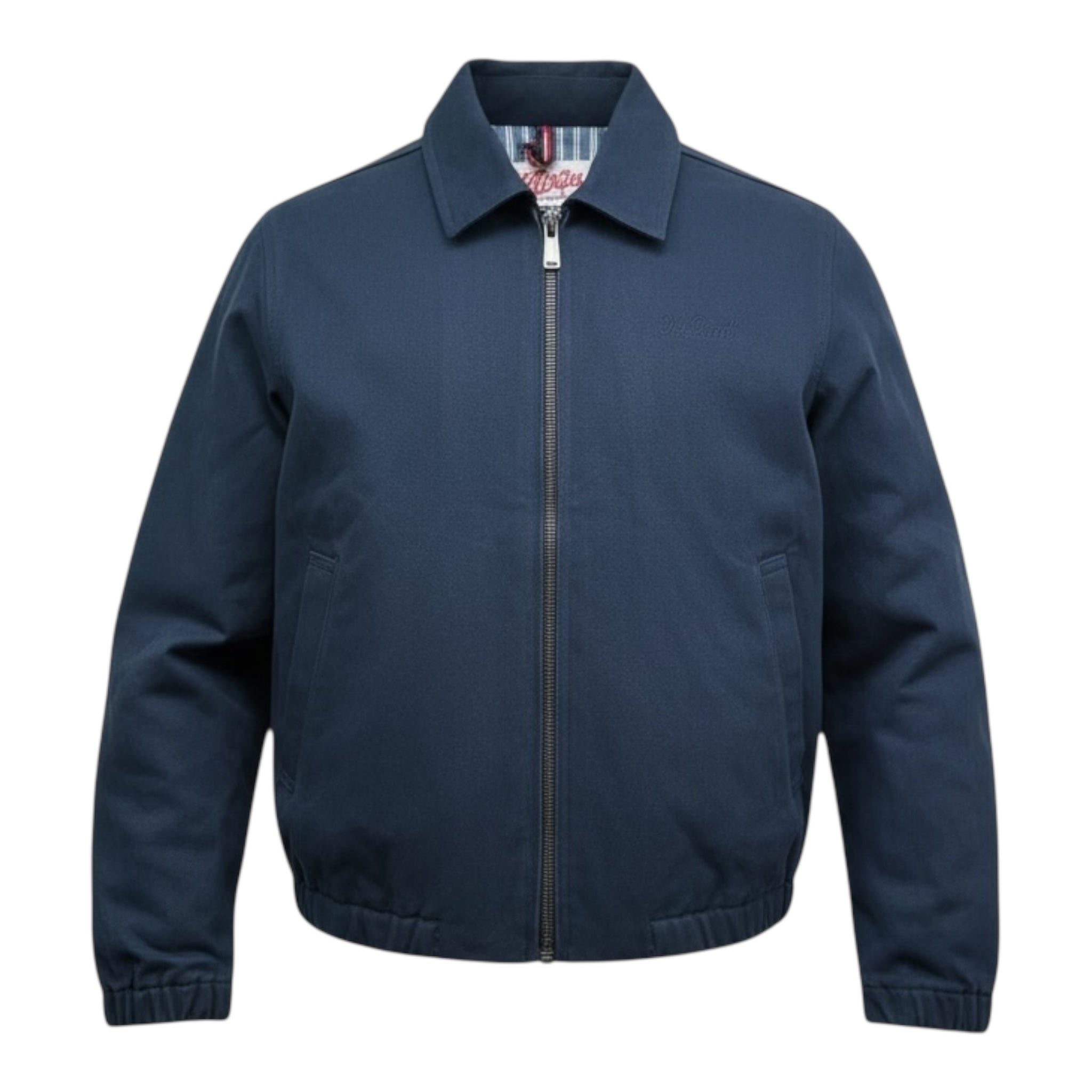 Saint Barth Giubbino Tinta Unita con Zip per Bambino 00097L BLU SAINT BARTH 