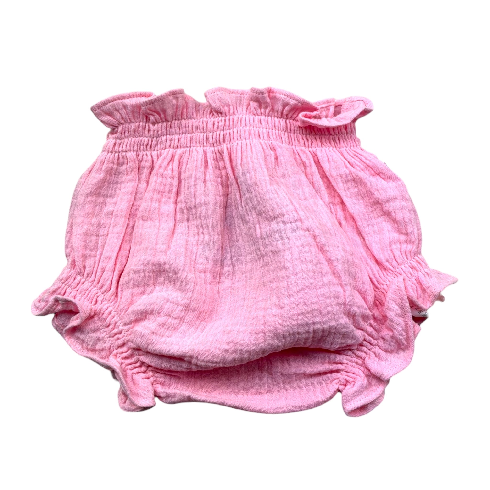 Saint Barth Coulotte Tinta Unita con Stampa per Neonata 00296L ROSA SAINT BARTH 