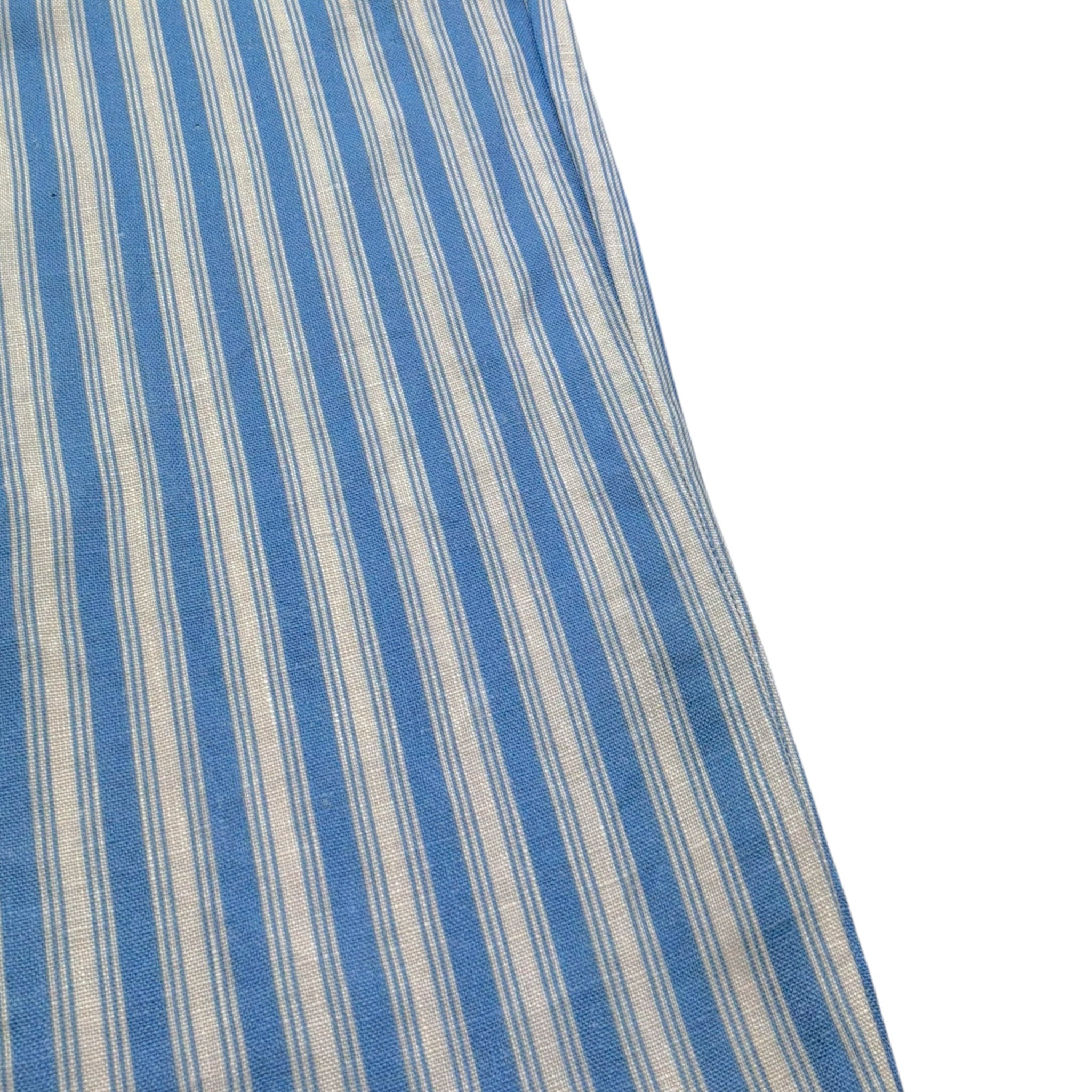 Saint Barth Pantalone Bicolore con Fantasia A Righe per Bambino 00558L BIANCO/AZZURRO SAINT BARTH 
