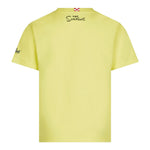 Saint Barth T-Shirt Girocollo Tinta Unita con Stampa per Bambino BARTMAN GIALLO FLUO SAINT BARTH 