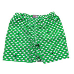Saint Barth Costume Modello Boxer Tinta Unita con Stampa per Bambino BLACK VERDE SAINT BARTH 