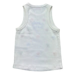 Saint Barth Canotta Tinta Unita con Stampa per Bambina BLUEJR BIANCO SAINT BARTH 