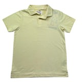 Saint Barth Polo Mezza Manica Tinta Unita con Ricami per Bambino BRIGHTON GIALLO SAINT BARTH 