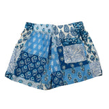 Saint Barth Short Stampa Fantasia con Elastico In Vita per Bambina BXY00100 BLU SAINT BARTH 
