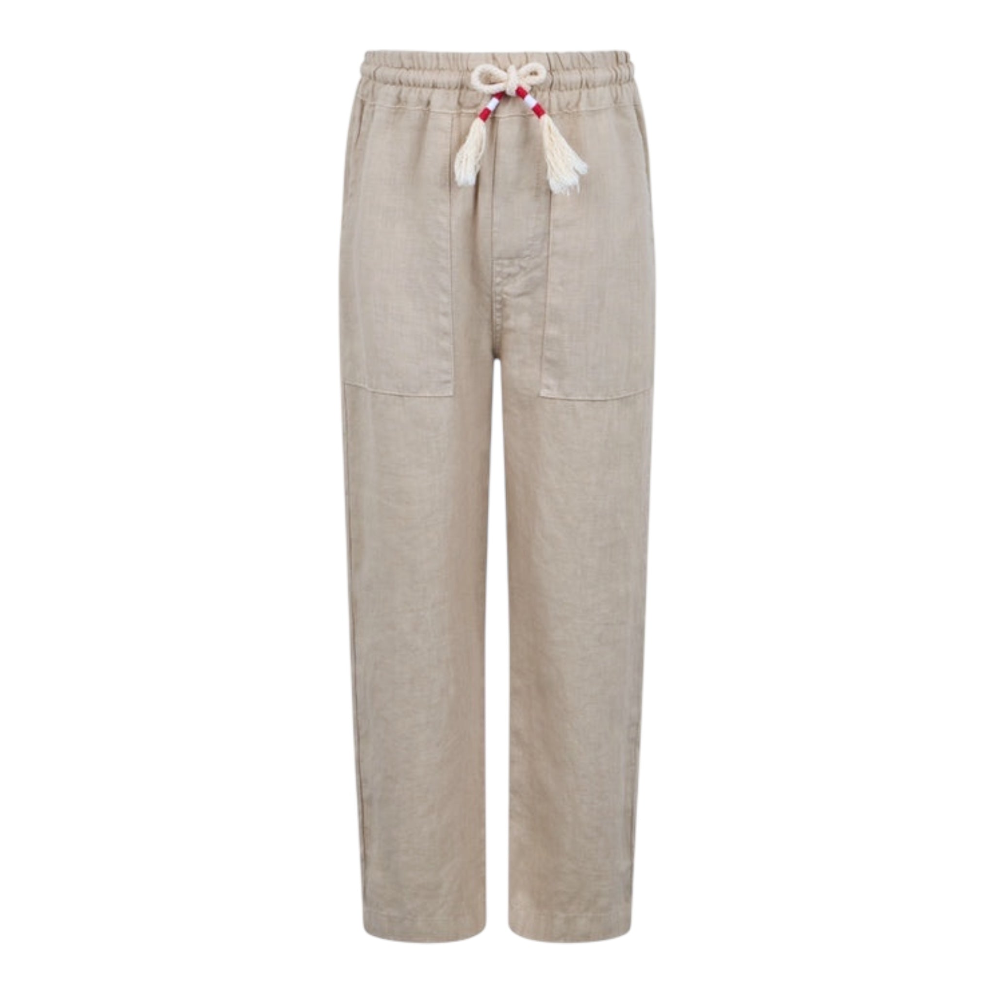 Saint Barth Pantalone Tinta Unita con Elastico In Vita per Bambino CAA0002 BEIGE SAINT BARTH 