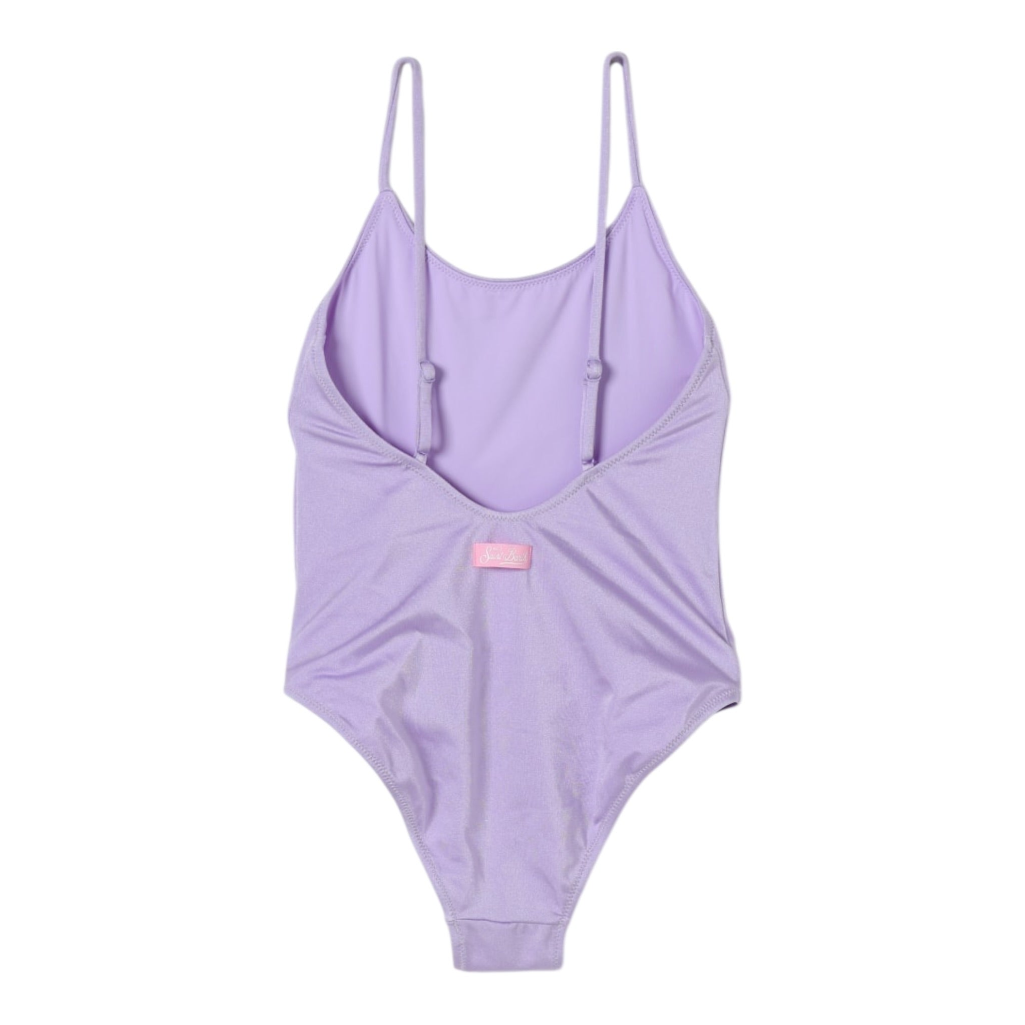 Saint Barth Costume Intero Tinta Unita con Brillantini per Bambina CEC00050034 LILLA SAINT BARTH 