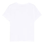Saint Barth T-Shirt Girocollo Tinta Unita con Stampa per Neonata ELLY001XX BIANCO SAINT BARTH 